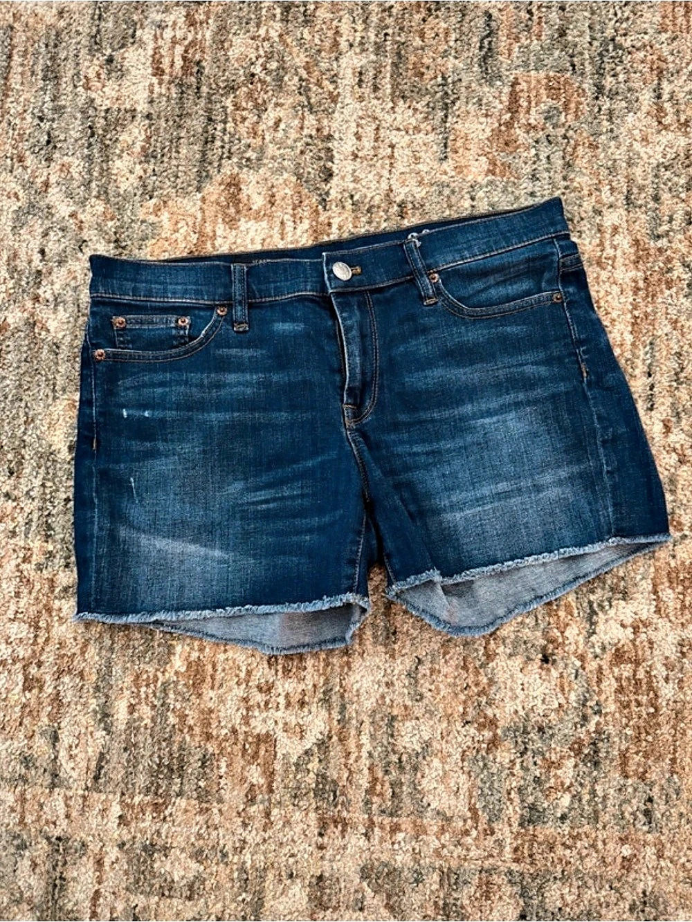 J.Crew Indigo Denim Jean Shorts Blue Waist 30